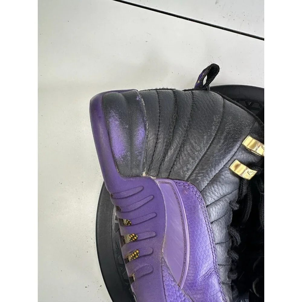 Air Jordan 12 Field Purple Retro Size 4y GS Sneakers Black 2023 153265-057